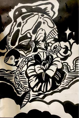 Yiizz Lai - 簡約粗線條風格