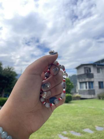 哈娜古手作工坊 - 水晶薏苡祈福串珠手環