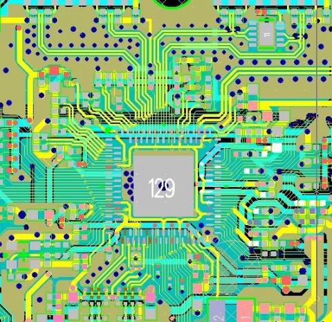 Jenny Wei魏美珍 - 作品一隅,包含無線網路RF,USB及網路走線以及類比和數位等等走線的考量設計,需要計算線寬,線距,銅距等來搭配阻抗匹配