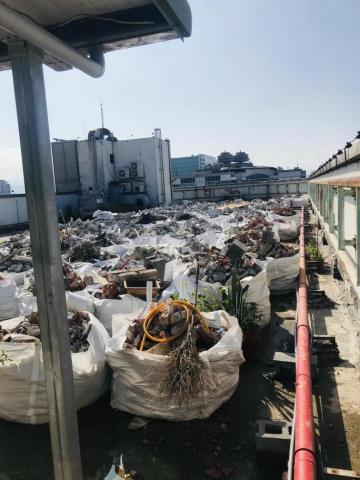 鑫興室內裝修設計 - 屋頂 重做防水 打石