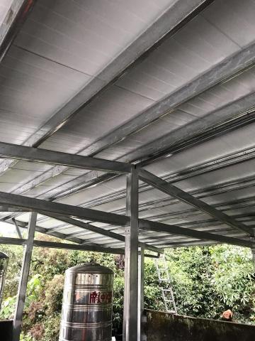 鼎濬 - C型鋼骨架+不銹鋼三明治浪板