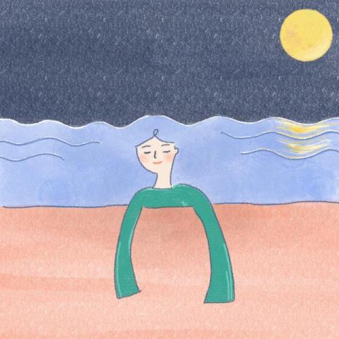 Riley插畫日常 - 插畫作品-大海