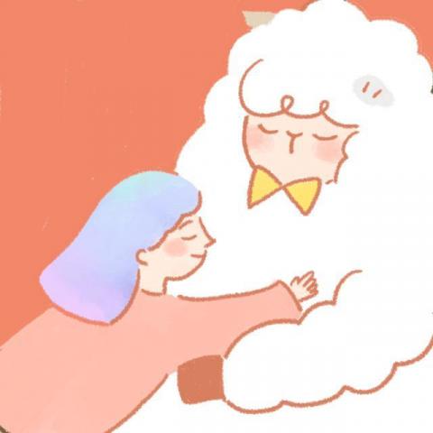 Riley插畫日常 - 插畫作品-擁抱