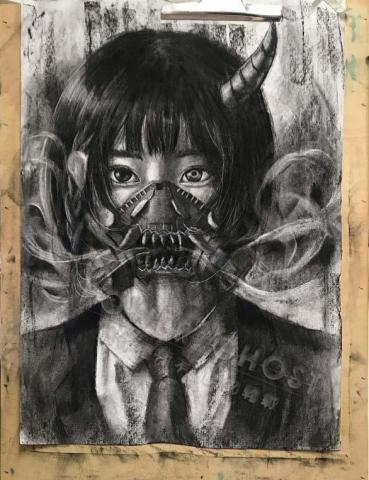 POWER GHOST藝術工作室 - 炭筆素描