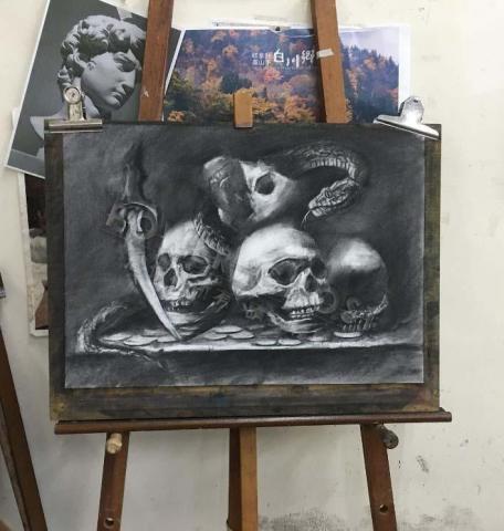 POWER GHOST藝術工作室 - 炭筆素描