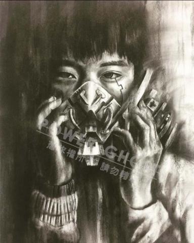 POWER GHOST藝術工作室 - 二開
炭筆素描NT$11,000.-
木畫框:NT$3,000.-