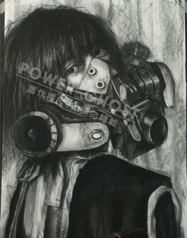 POWER GHOST藝術工作室 - 二開
炭筆素描NT$11,000.-
木畫框:NT$3,000.-