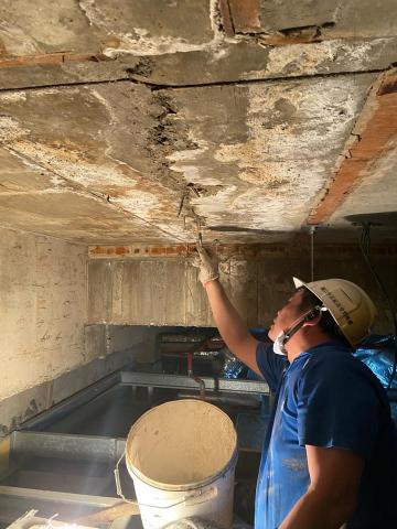 上好防水抓漏-雙北地區服務 - 位於中正紀念堂施工。