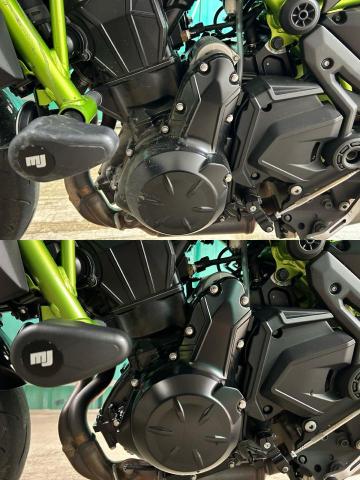 耕甜車輛美容工作室 - 美容前後對比，前車身左側下方。