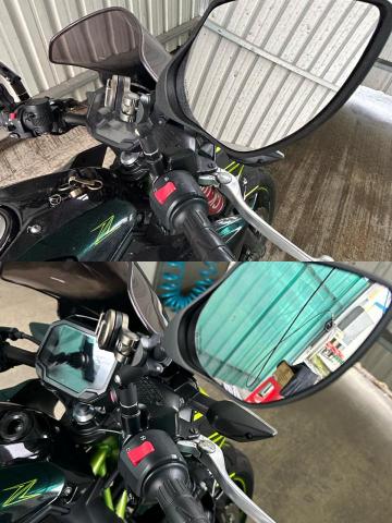 耕甜車輛美容工作室 - 美容前後對比，右方照後鏡。