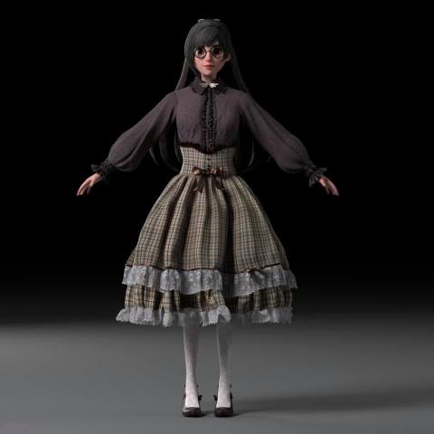 YUILI - 服裝模型材質製作