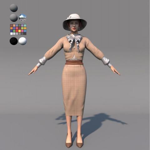 YUILI - 服裝模型材質製作