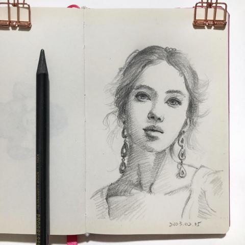 carrie0416 - 鉛筆素描