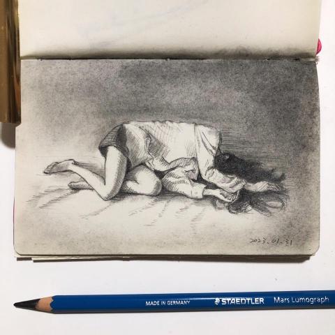 carrie0416 - 鉛筆素描