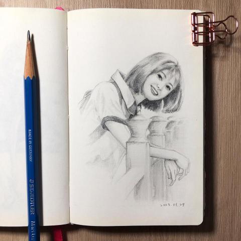 carrie0416 - 鉛筆素描