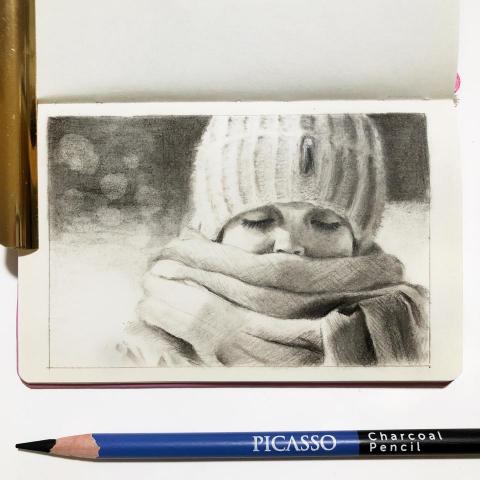 carrie0416 - 鉛筆素描