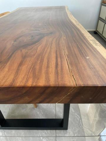 Dr木實木維修油漆工程 - 到府服務大桌整新，裂痕修補、上漆、美容畫色