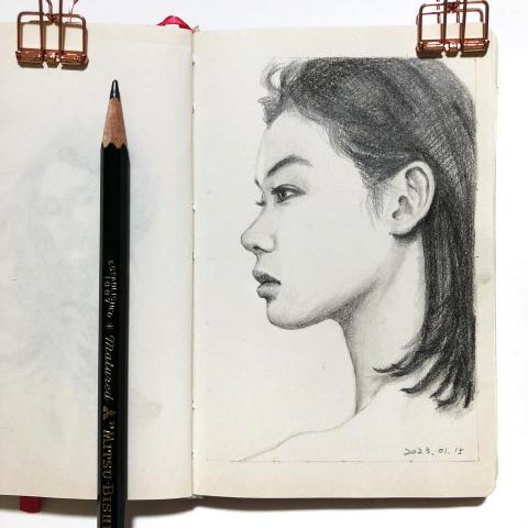 carrie0416 - 鉛筆素描