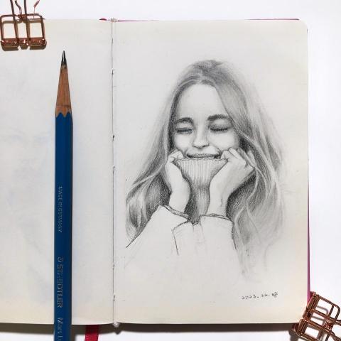 carrie0416 - 鉛筆素描