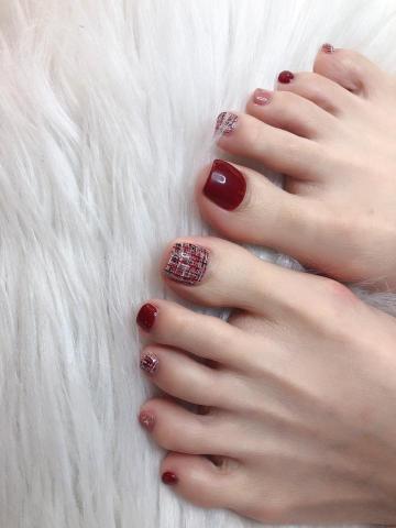 美甲衣櫃Chanelmiss Nail - 足部凝膠作品