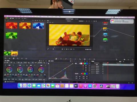 JiaYong Chan - 這個照片呢是我在用達芬奇Davinci Resolve 調光調色的一個畫面