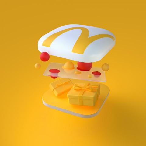 及目圖像設計 - 麥當勞app主視覺動態影像設計