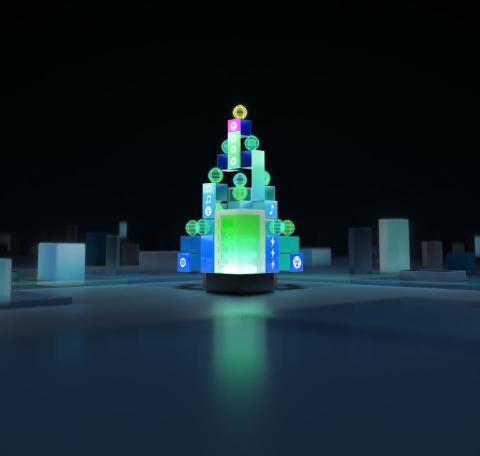 及目圖像設計 - Gogoro SWAP & GIFT 聖誕節活動主視覺動畫設計