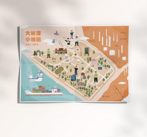 方婷 - 地圖插畫