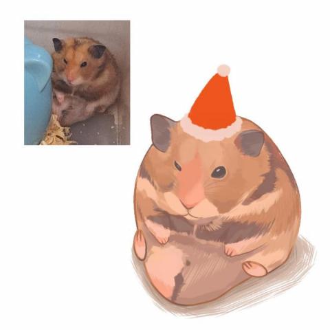 余佩顬 - 寵物繪製