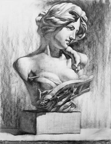 潘柏仁 - 石膏像習作（標準開）