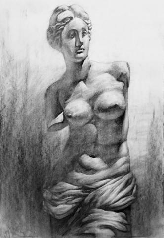 潘柏仁 - 石膏像習作（標準開）