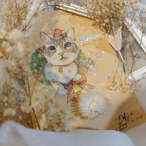 光曦藝術工作室 - 客製化色鉛筆寵物畫