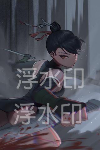 Marco PoPo - 手遊外包案例之一 : 卡牌-刺客 插畫