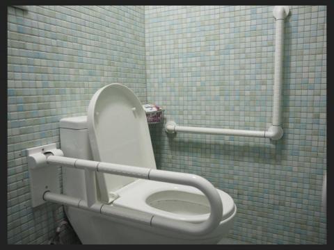 居家安全達人-林道然 - 馬桶旁 活動扶手及Ｌ型扶手