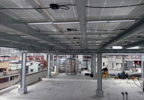 昕陽/領航太陽能發電 周特助 - 台中太平便利商店屋頂太陽能光電系統