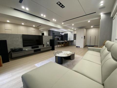 上禾室內裝修 - 開放式客廳，餐廳，書房