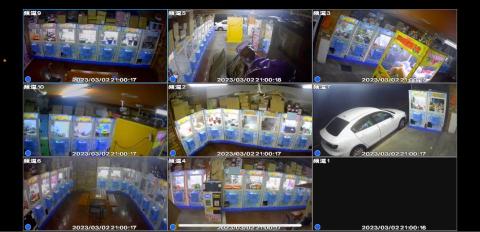 蔡明錡 - 監視器安裝後即時畫面