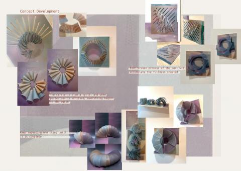 Art with Michelle米雪的生活美術課 - 以圓為主題的抽象紙雕創作