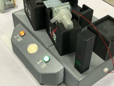 馬沙魯3D列印雷雕切工作室 - 飲水機底盤溫泵、熱泵防呆組立治具檢具