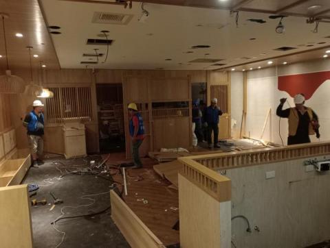 鴻升工程 - 統一夢時代B1櫃位拆除 鴻升工程 - 統一夢時代B1櫃位拆除