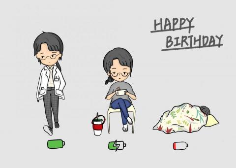 Ling - 客製化生日賀卡