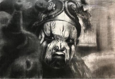 ChenHua - 《法仁將軍》
素描作品
尺寸：540mm x 788mm