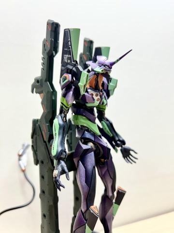 ToN 模型工坊 - RG 初號機代工 本體金屬珍珠色噴塗 水貼