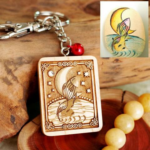 魚悅設計 - 手繪客製雕刻-楓木