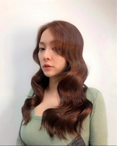 謝青墾 - 波浪捲+可可色