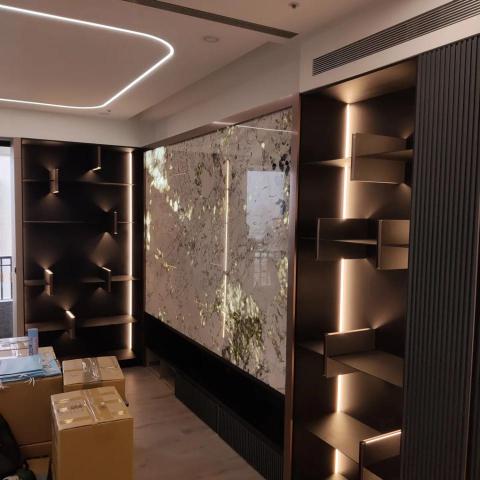 明達金屬工程 - 台北萬華鍍鋅烤漆鐵櫃加燈條