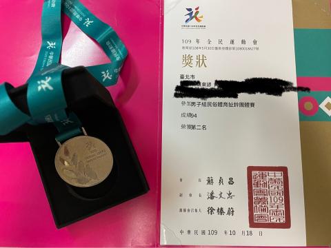 扯鈴一對一教學 - 全民運比賽獎牌