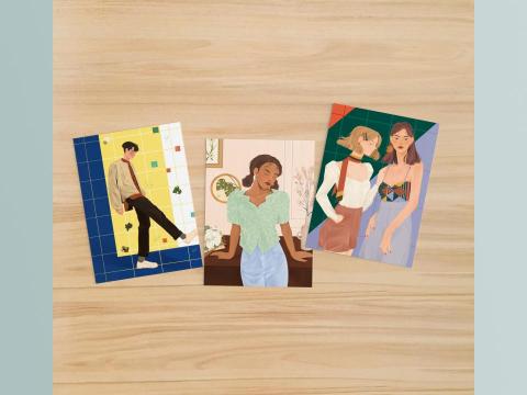 Christine Wang 王奕涵 - Illustration_Post Card