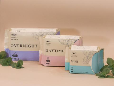 J.P.F 布朗夏爾設計有限公司 - 衛生棉包裝，活潑又不失質感的風格設計。