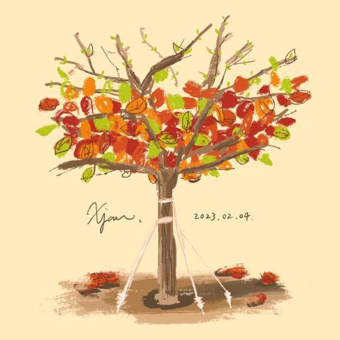 姜欣言 - 植物插畫